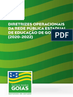 Diretrizes Operacionais Rede Publica Estadual de Educacao de Goias 2020 2022