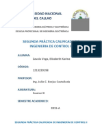 Segunda Práctica Calificada de Ingenieria de Control II