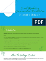 RMC - Hiware Bazar - Mamaearth - Rural Marketing Strategy