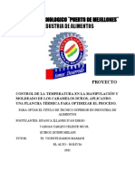 Control de temperatura en la elaboración de caramelos duros