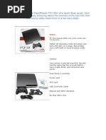 PS4 Pro Disassembly Guide | PDF | Hard Disk Drive | Play Station