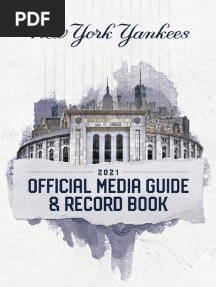 2021 New York Yankees Media Guide