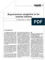 Requerimientos Energéticos en Las Carreras Atléticas: R. Monteemos, J. Estrueh