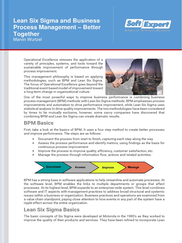 Lean Six Sigma and Business Process Management Better Together | PDF ...