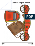 3D to Printo d Roman Chariot Paper Model _ver_5