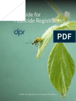 California Pesticide Registration Guidance