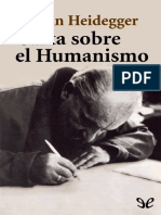 Martin Heidegger - Carta Sobre El Humanismo
