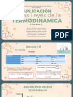 Aplicación de Las Leyes de La Termodinamica