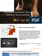 Cultura pensamiento: Rutinas destrezas