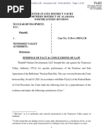 Nuclear Development v. TVA