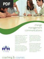 Change management communications