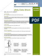 Material Safety Data Sheet: 307 - V Door Sweep