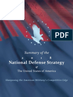 (2018) National Defense Strategy Summary