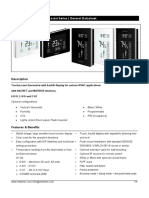 MTSC Touch Screen Thermostat Series - General Datasheet: Description