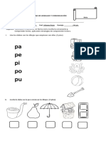 Prueba Consonante P