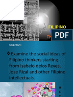 FILIPINO SOCIAL THINKERS