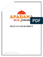 IELTS 4 Class Handout