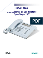 Unify Manual Teléfono OpenStage 15 T