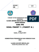 Soal PKN Paket A - 1