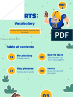 UNIT 6 SPORTS P 62 - With Answers