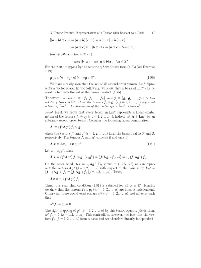 Vector and Tensor Components Transform | PDF | Tensor | Vector Space