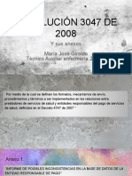Resolución 3047 de 2008