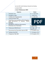 Revisi Jadwal Pelaksanaan KKN-1