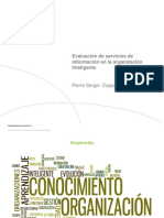 Evaluación de Servicios de Información en La Organización Inteligente