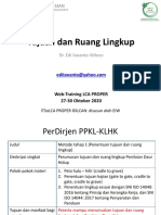 3 Dr. Edi Iswanto Wiloso - Materi 2 - Tujuan Dan Ruang Lingkup