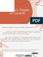 Rostow's Stages of Growth