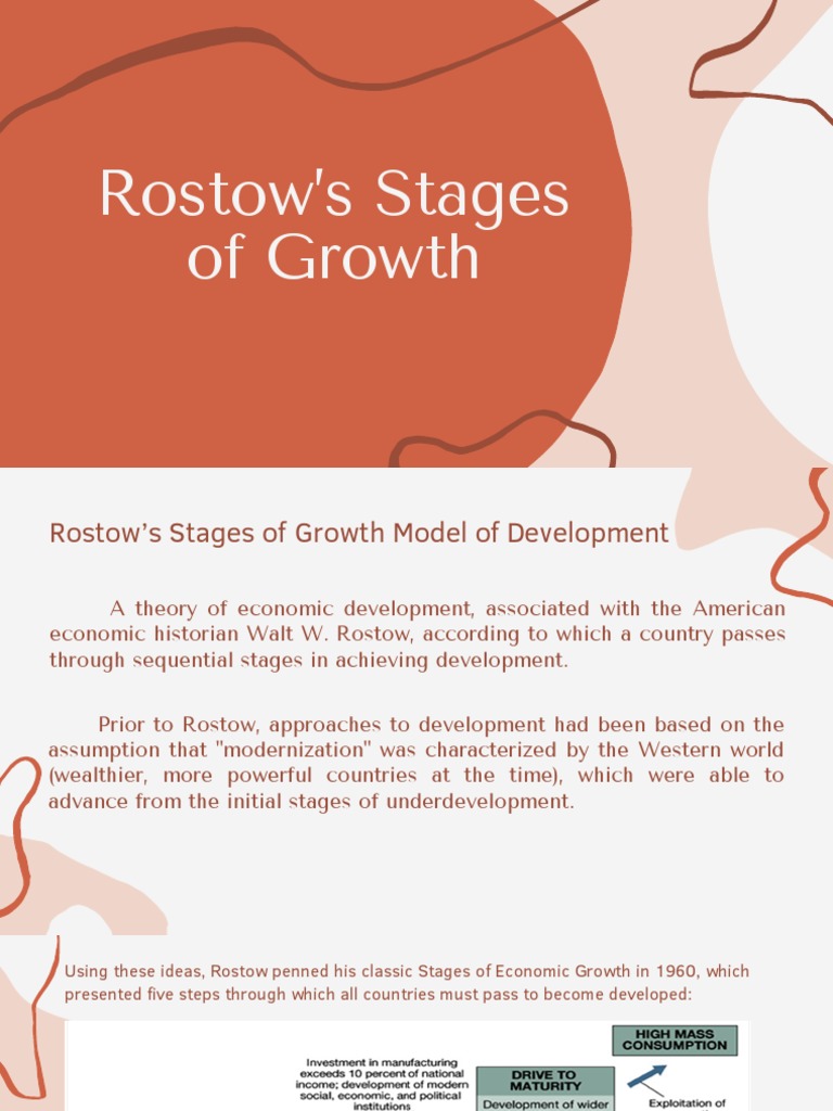 Rostow's Stages of Growth | PDF | Economic Growth | Economies