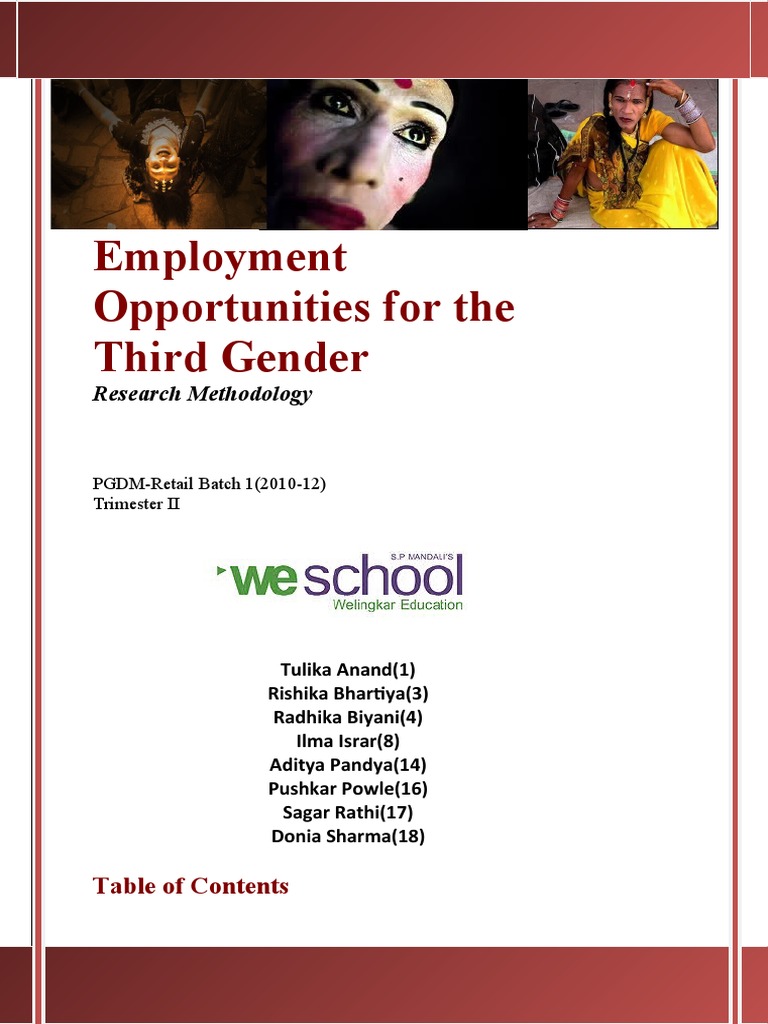 The Third Gender - Report | PDF | Transgender | LGBTQIA+ Studies