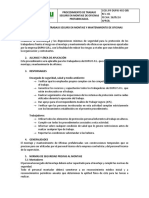Procedimiento de Trabajo Seguro para Montaje y Mantenimiento de Oficinas Pre Fabricadas Nuevo PDF