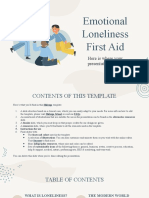 Emotional Loneliness First Aid by Slidesgo