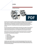 Do Bearings Fail Us, or Do We Fail Them