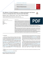 The Influence of Lateral Stabilization On Walking Performance and Balance Control in Neurologically-Intact and Post-Stroke Individuals