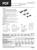 EMC Components: ZJK, ZJKD Series 3-Terminal Filters For Signal Line and DC Power Line SIP