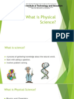 Physical Science Week 1