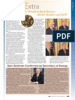 President Bush Honors Aiche Member and Uop: Sam Bodman Confirmed As Secretary of Energy