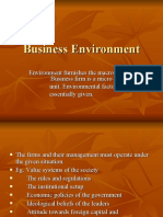 Business Environment