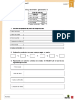 3robásico Matemática Leccion 1 y 2 Ficha de Refuerzo Semana Del 30 Marzo A 03 de AbrilGUIA