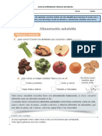 GUÍA CIENCIAS NATURALES Alimentacion Saludable y Habitos ...