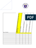 Progress Chart: Salud Cagas Technical and Vocational High School