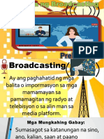 Paggawa NG Broadcasting Rubrics