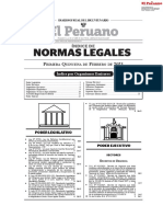 Normas Legales Perú Del 20210201 Al 20210215