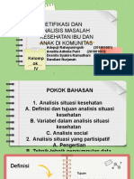 Idetifikasi Dan Analisis Masalah Kesehatan Ibu Dan Anak Di Komunitas