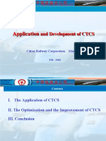 Application: and Development of CTCS