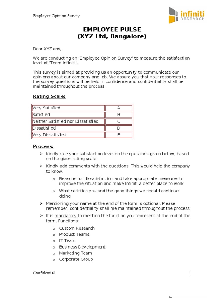 Employee Pulse (XYZ LTD, Bangalore) | PDF