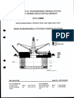 Conceptual Engineering Design Study, Crazy Horse Field Development, Semi-Submersible System Configuration