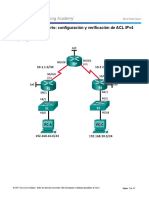 7.2.2.6 Lab - Configuring and Modifying Standard IPv4 ACLs - 